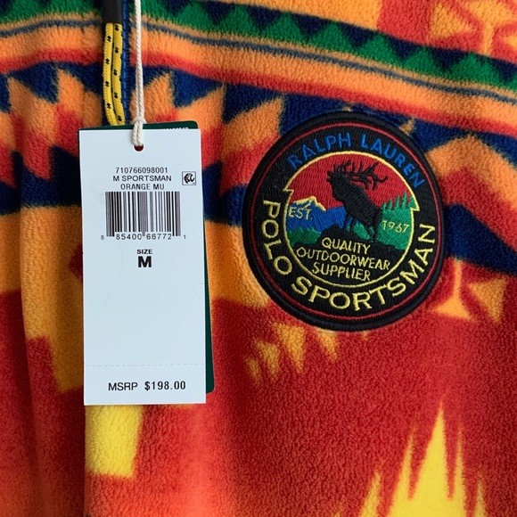 Ralph Lauren Polo Sportsman Southwestern Aztec Men - Picture 6 of 6